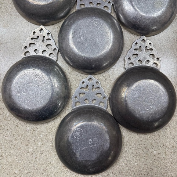 Vintage Pewter Wilton Armetale RWP Porringer Porridge Bowl Small Dish Set Silver - Picture 8 of 13